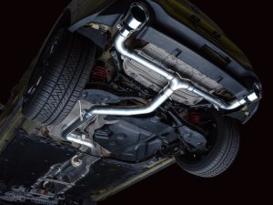 Volkswagen GTI Performance Exhaust - AWE Tuning - Cat-Back Track Edition - Chrome Silver - `22-`27